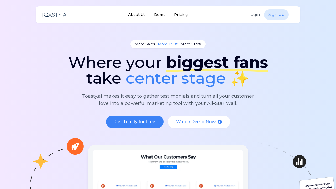 Toasty.ai screenshot