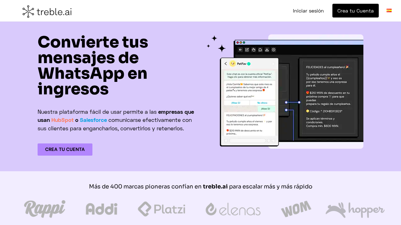 treble.ai screenshot