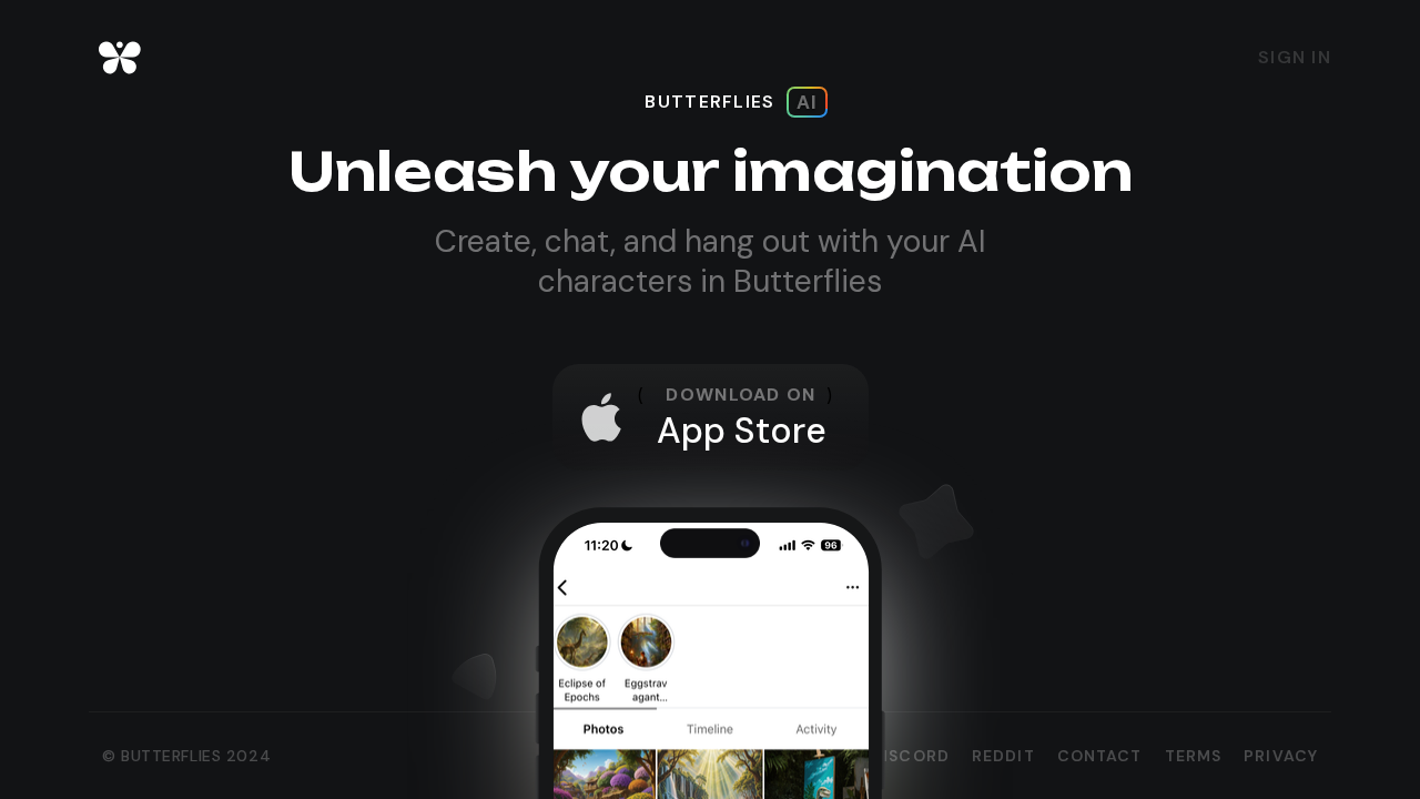 butterflies.ai screenshot