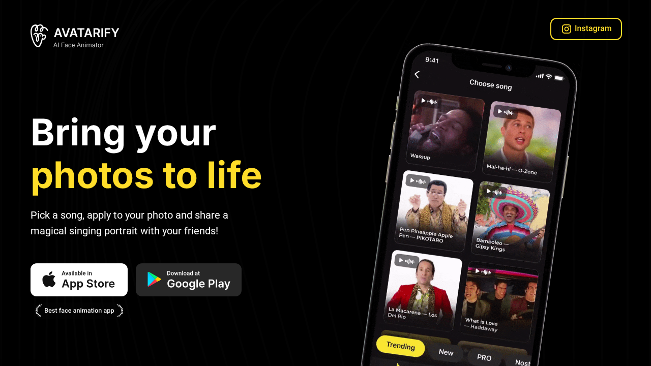 Avatarify.ai screenshot