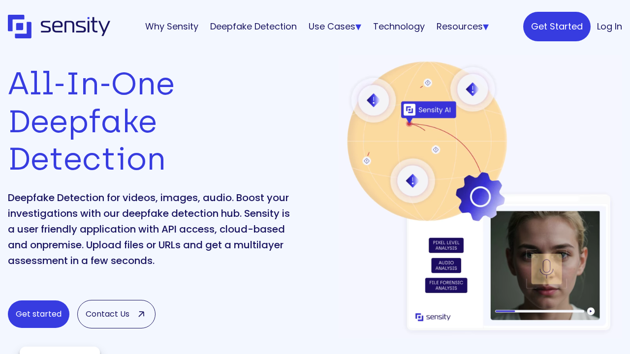 Sensity.ai screenshot