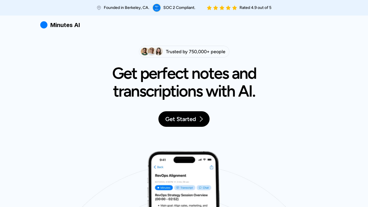 myminutes.ai screenshot