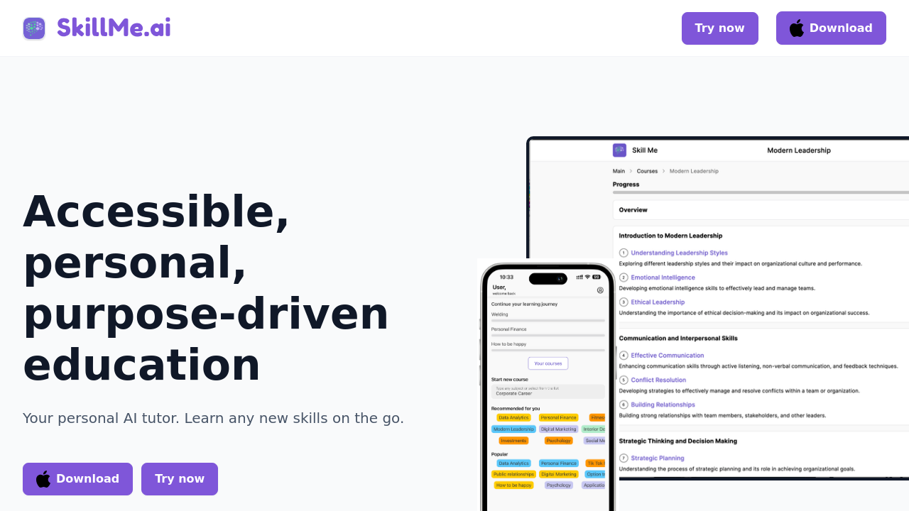 SkillMe.ai screenshot