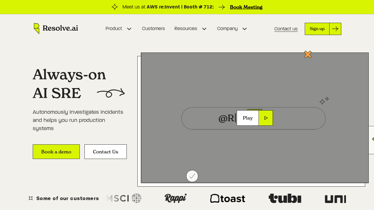 Resolve.ai screenshot
