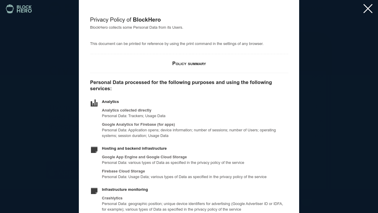 BlockHero.ai screenshot