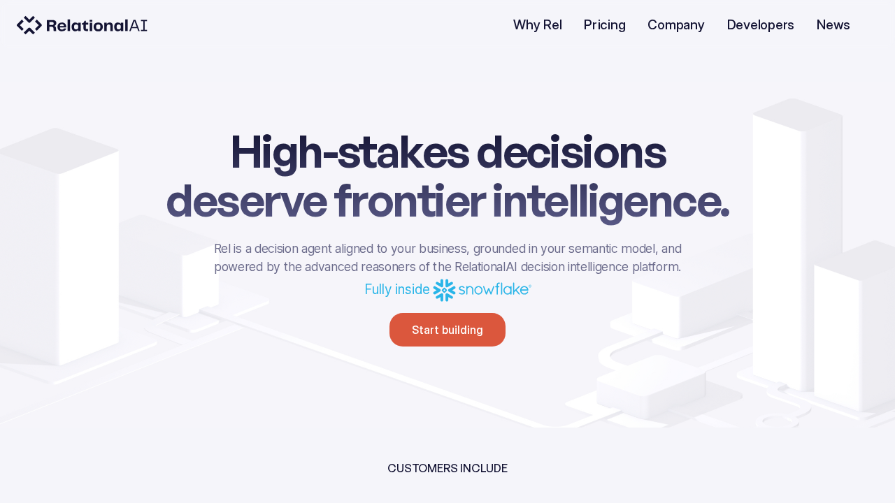 RelationalAI screenshot