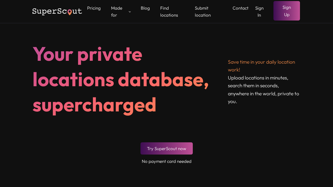 SuperScout.ai screenshot