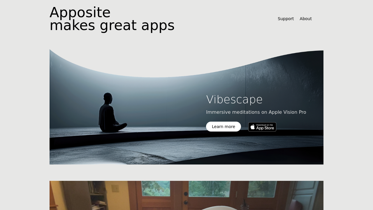 Apposite.ai screenshot