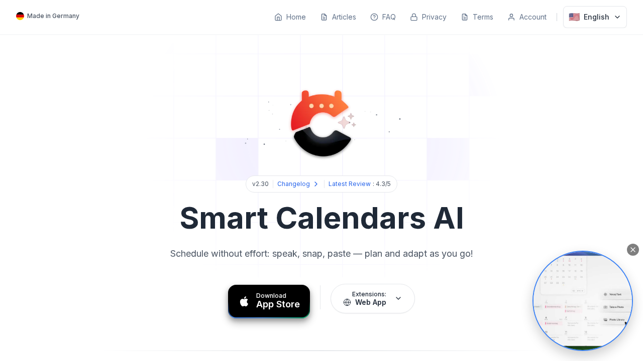 Smart Calendars AI screenshot