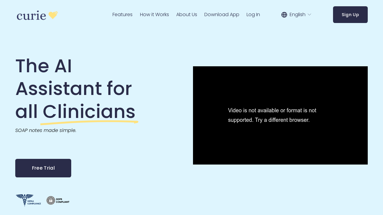 wearecurie.ai screenshot