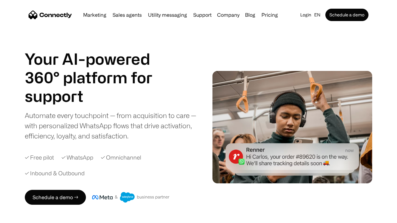 Connectly.ai screenshot