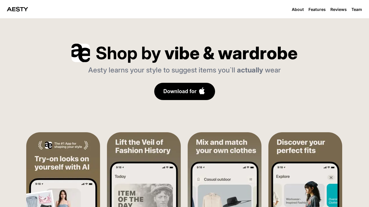 aesty.ai screenshot