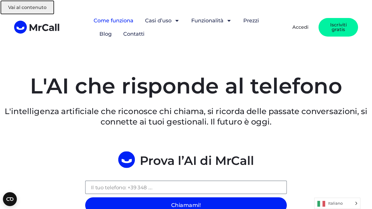 mrcall.ai screenshot