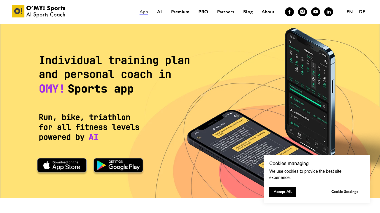 omysports.ai screenshot