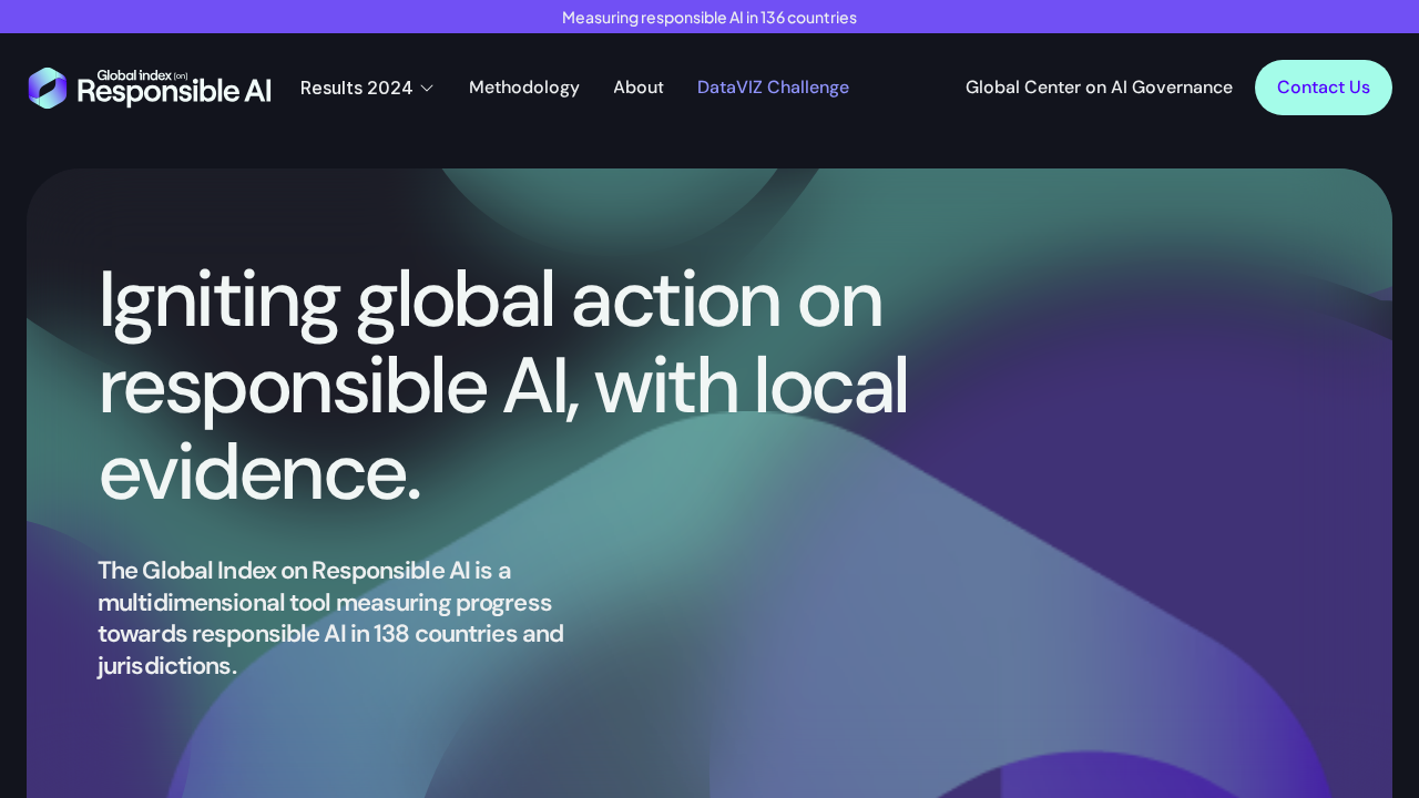 Global Index on Responsible AI screenshot