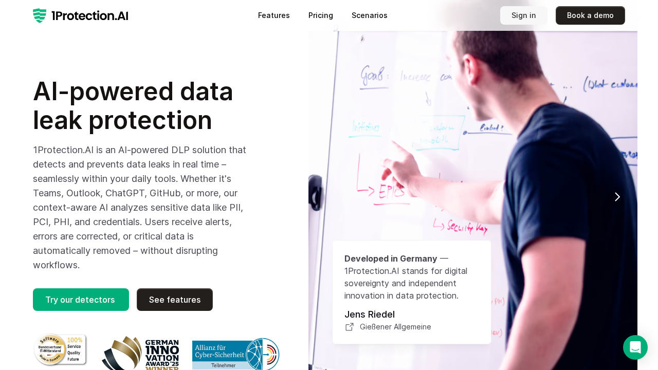 1Protection.AI screenshot