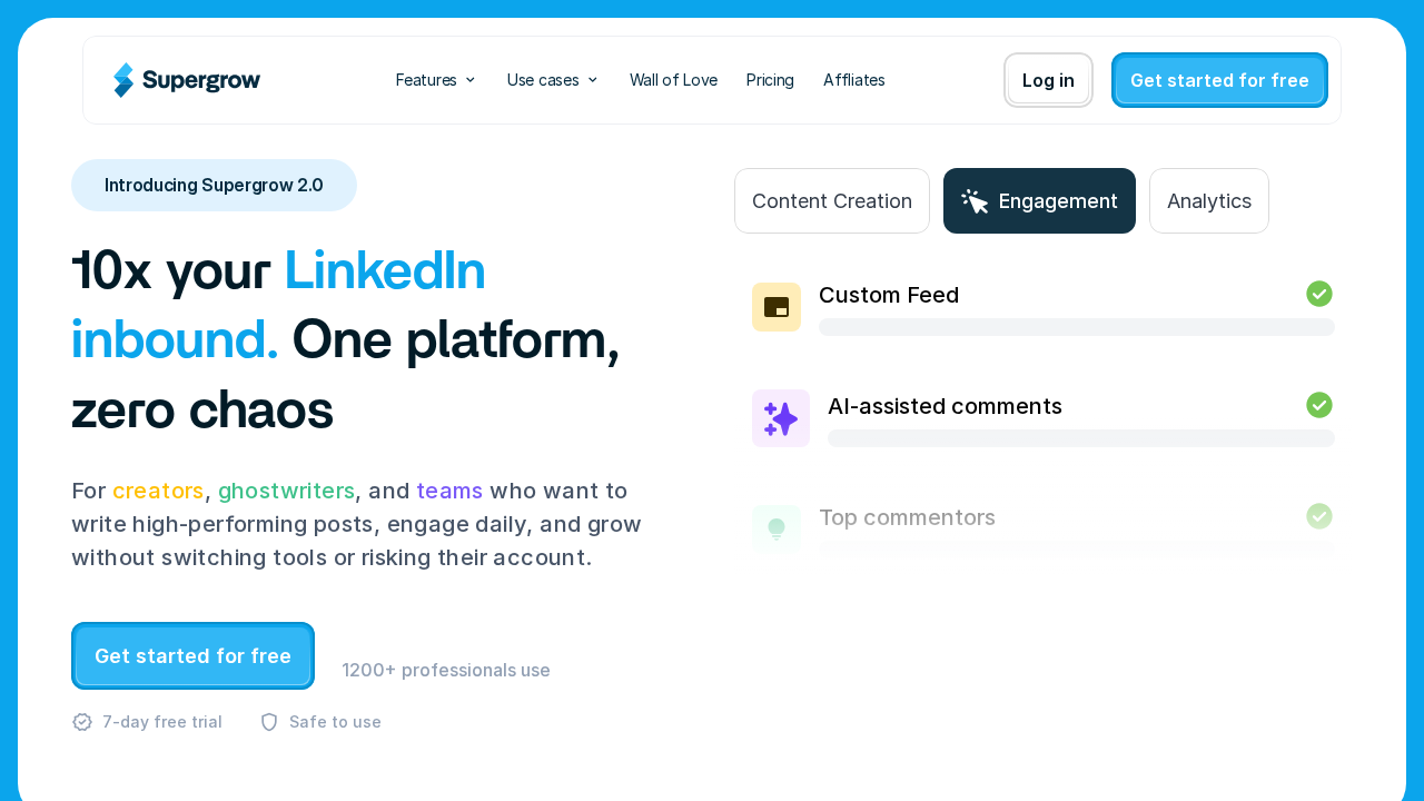 Supergrow.ai screenshot