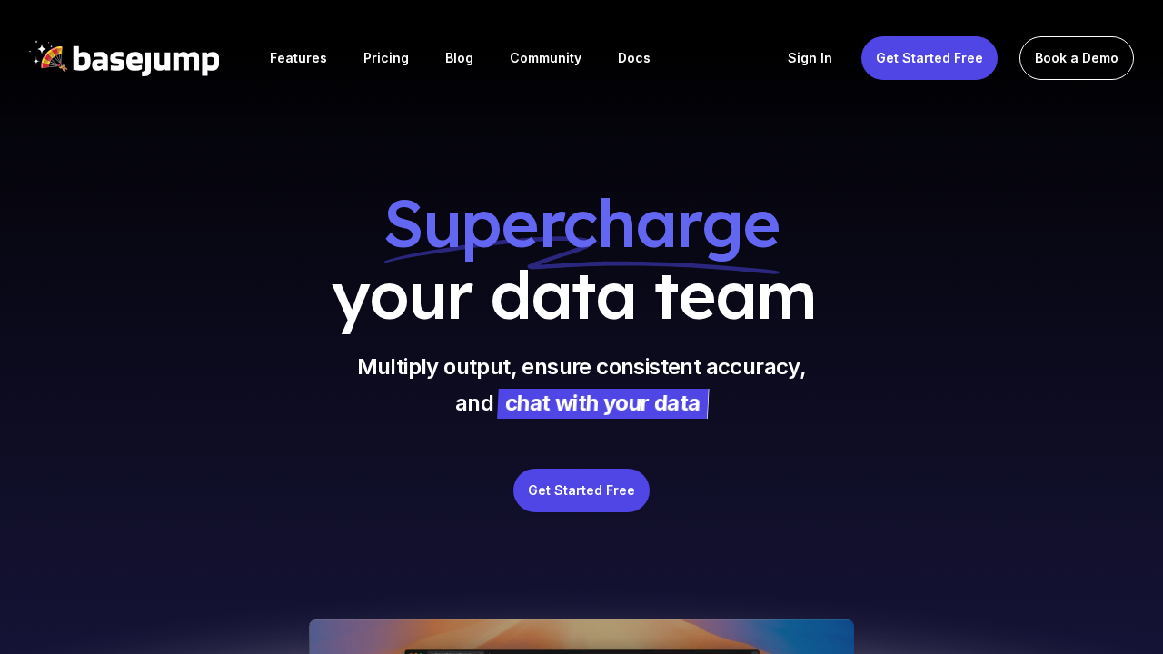 Basejump.ai screenshot
