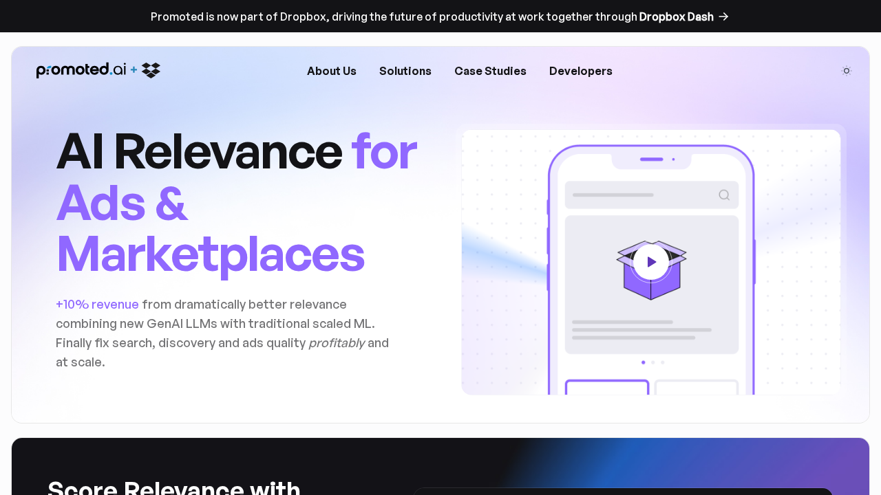 Promoted.ai screenshot