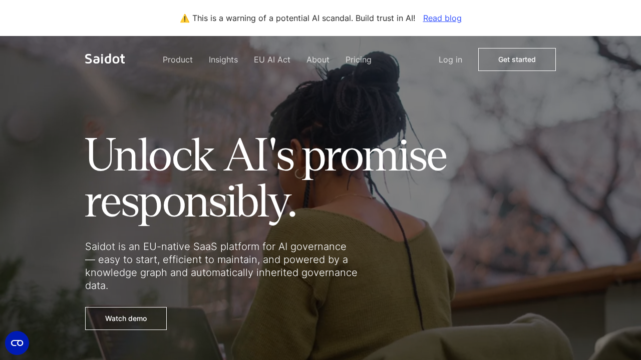 Saidot.ai screenshot