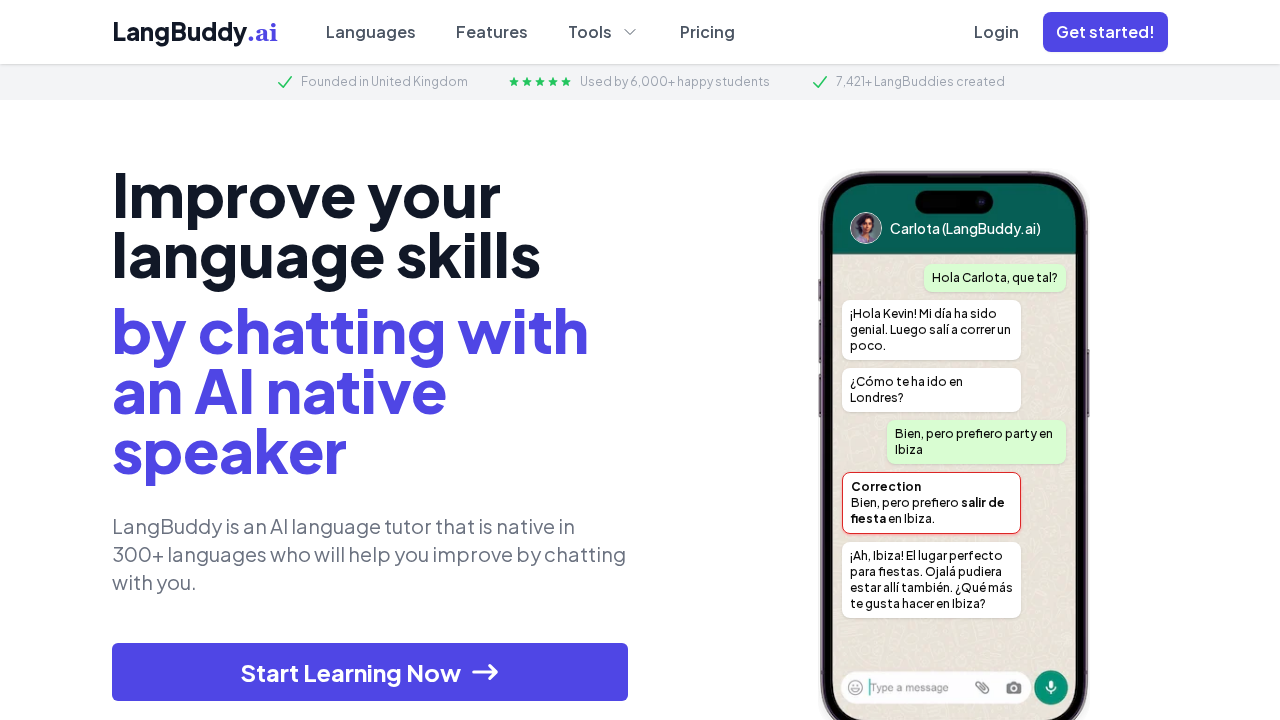 LangBuddy.ai screenshot