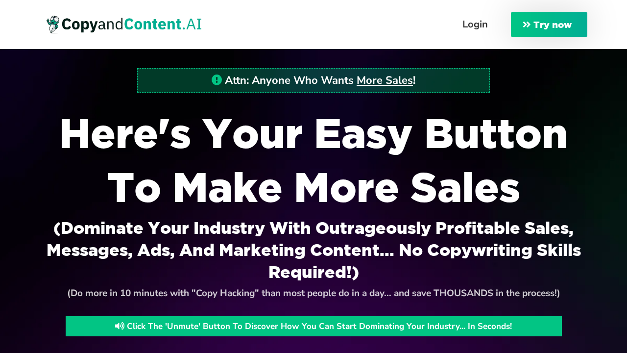 CopyandContent.ai screenshot