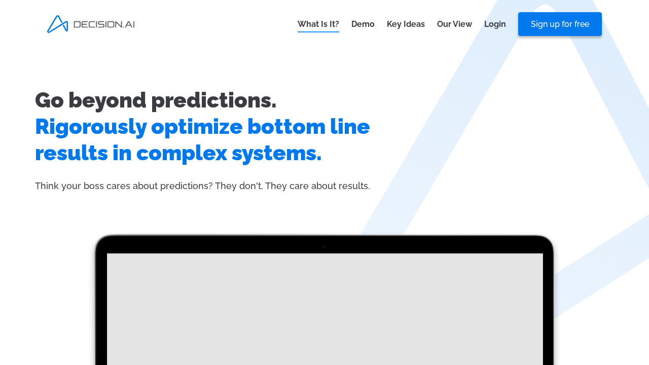 decision.ai screenshot
