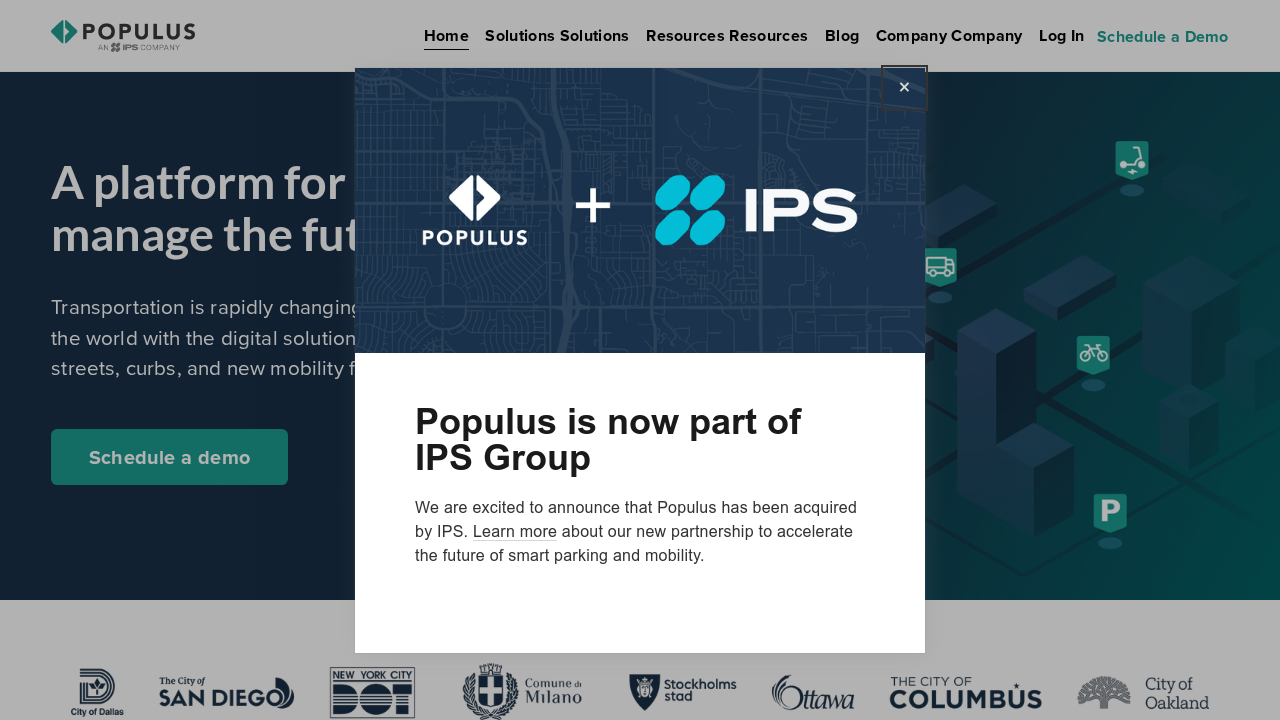 Populus.ai screenshot