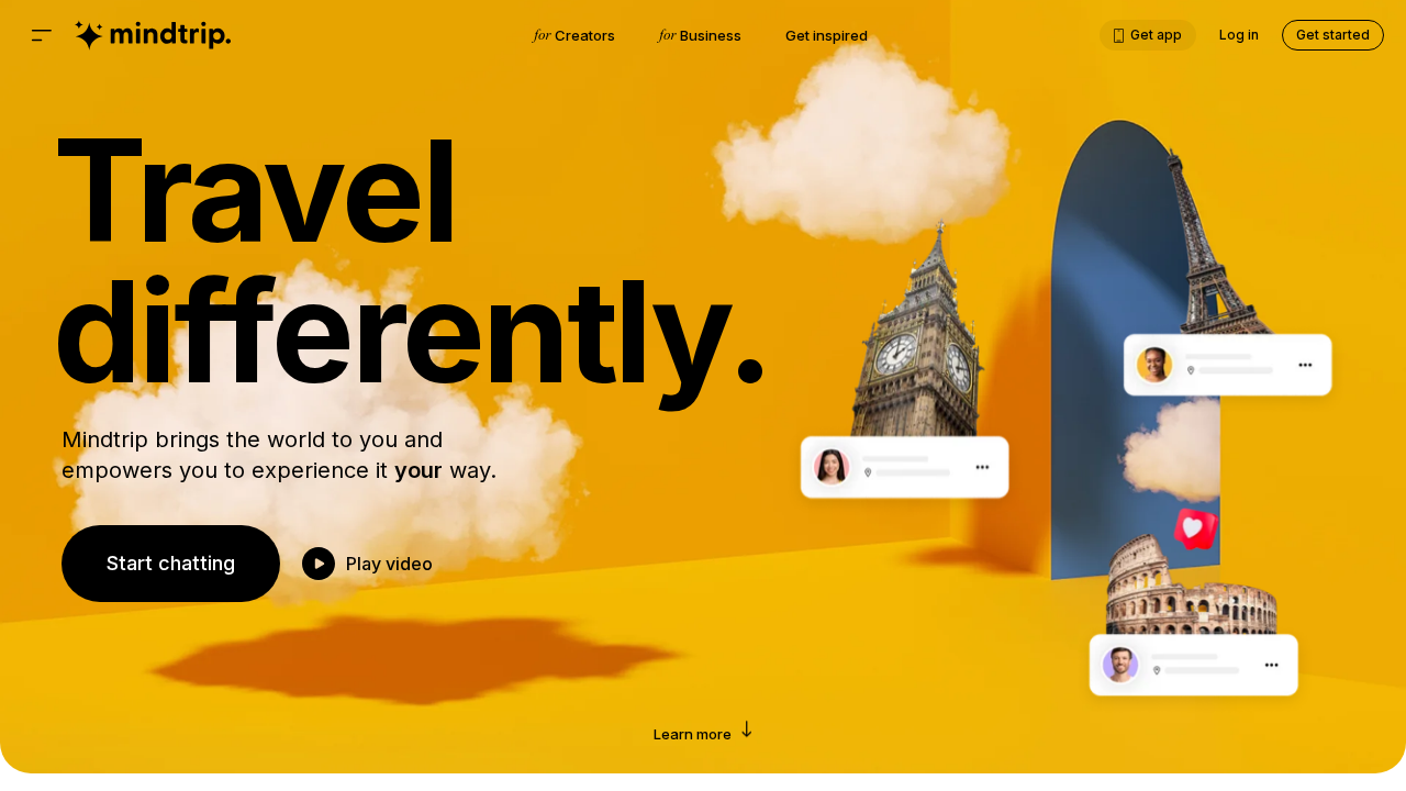 Mindtrip.ai screenshot