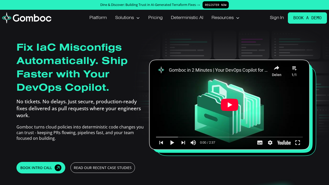Gomboc.ai screenshot