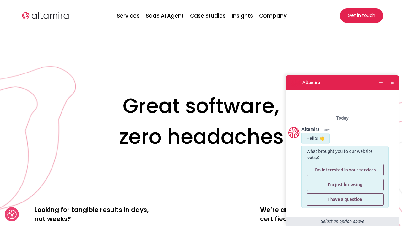 Altamira.ai screenshot