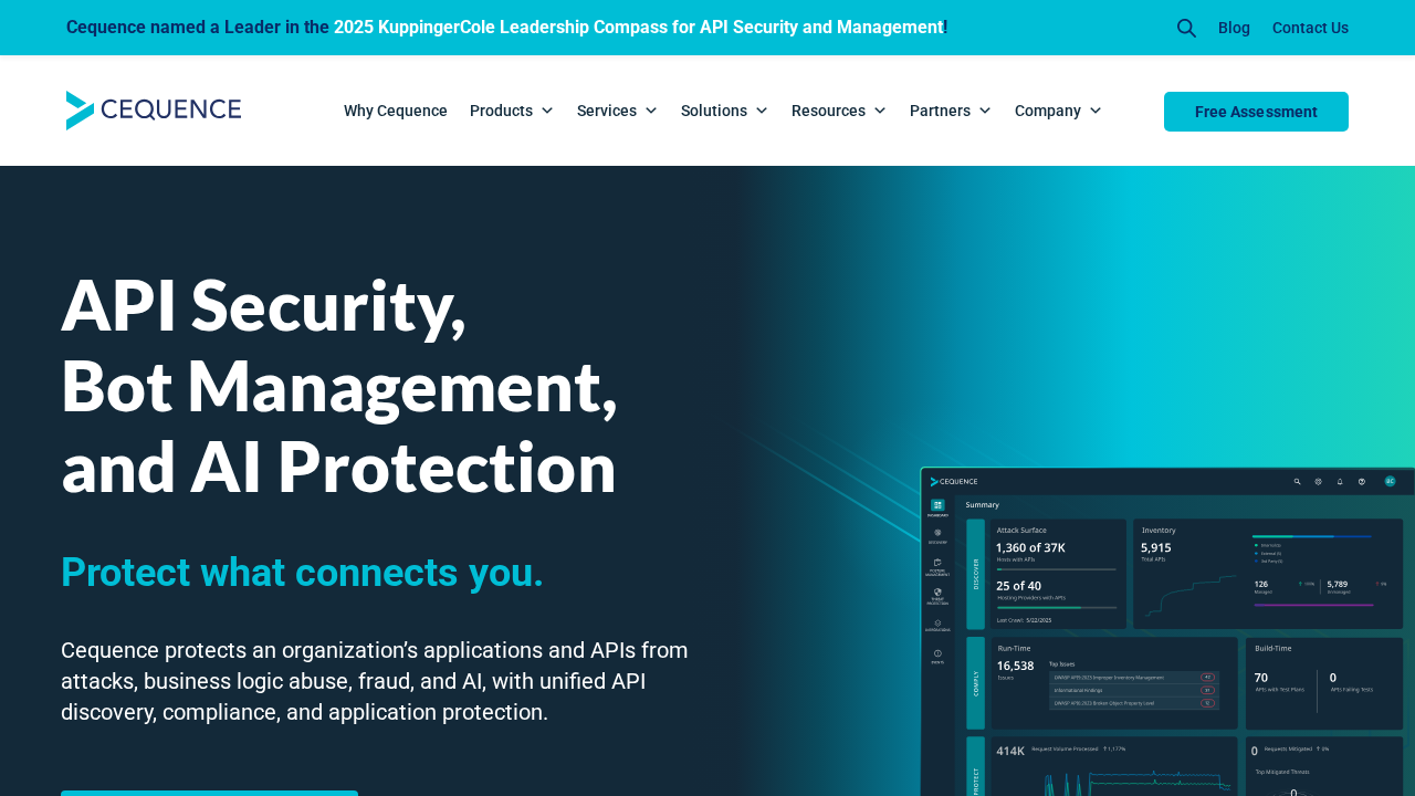 Cequence AI Gateway screenshot