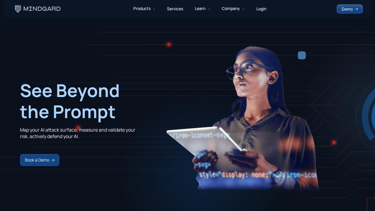 Mindgard.ai screenshot