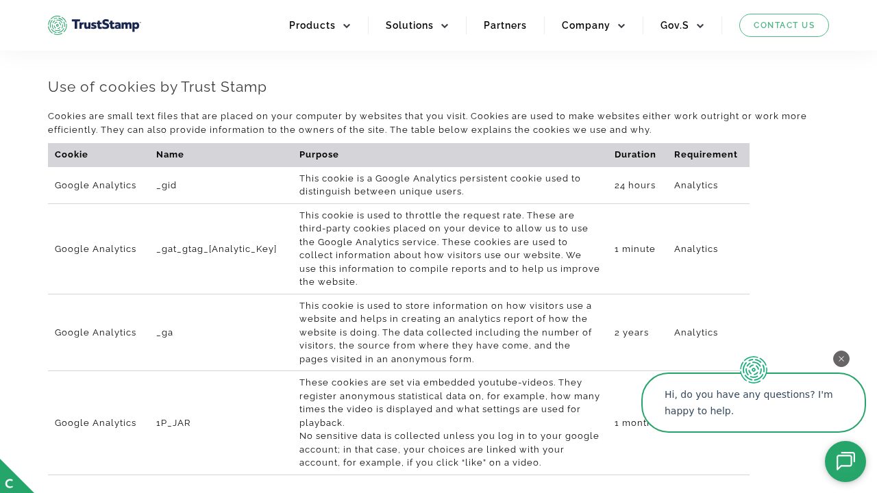 Truststamp.ai screenshot