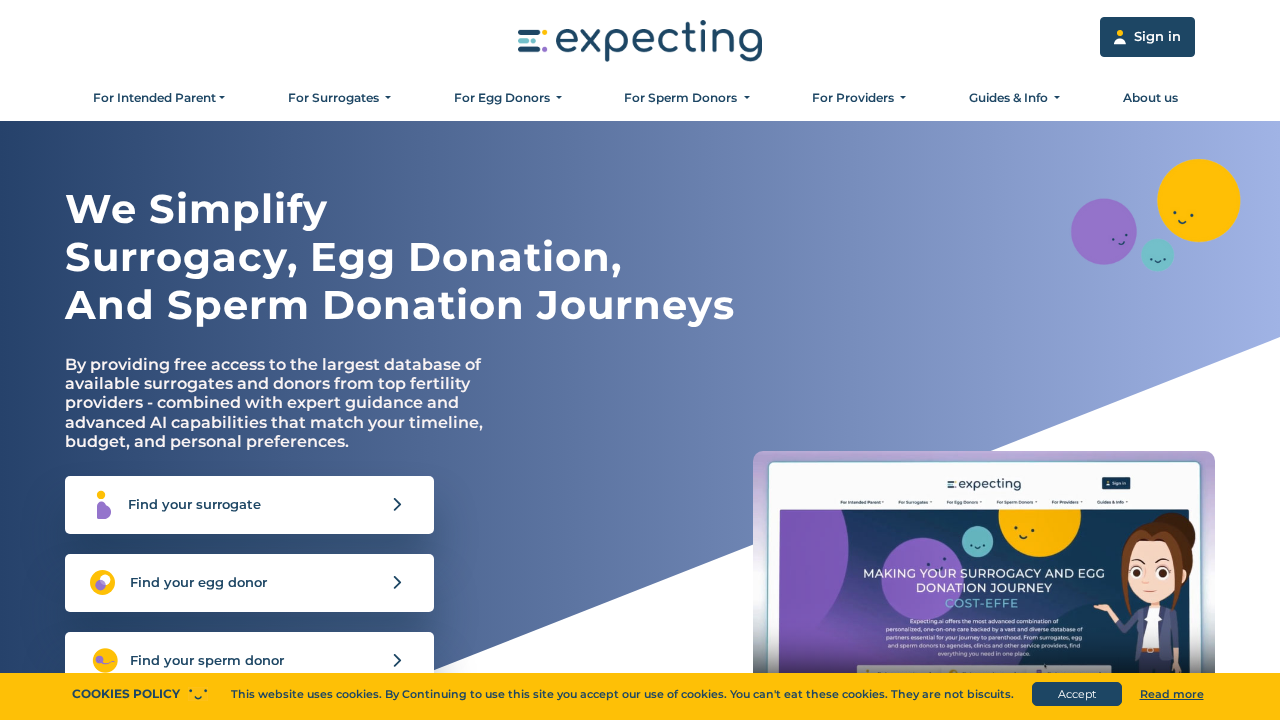 expecting.ai screenshot