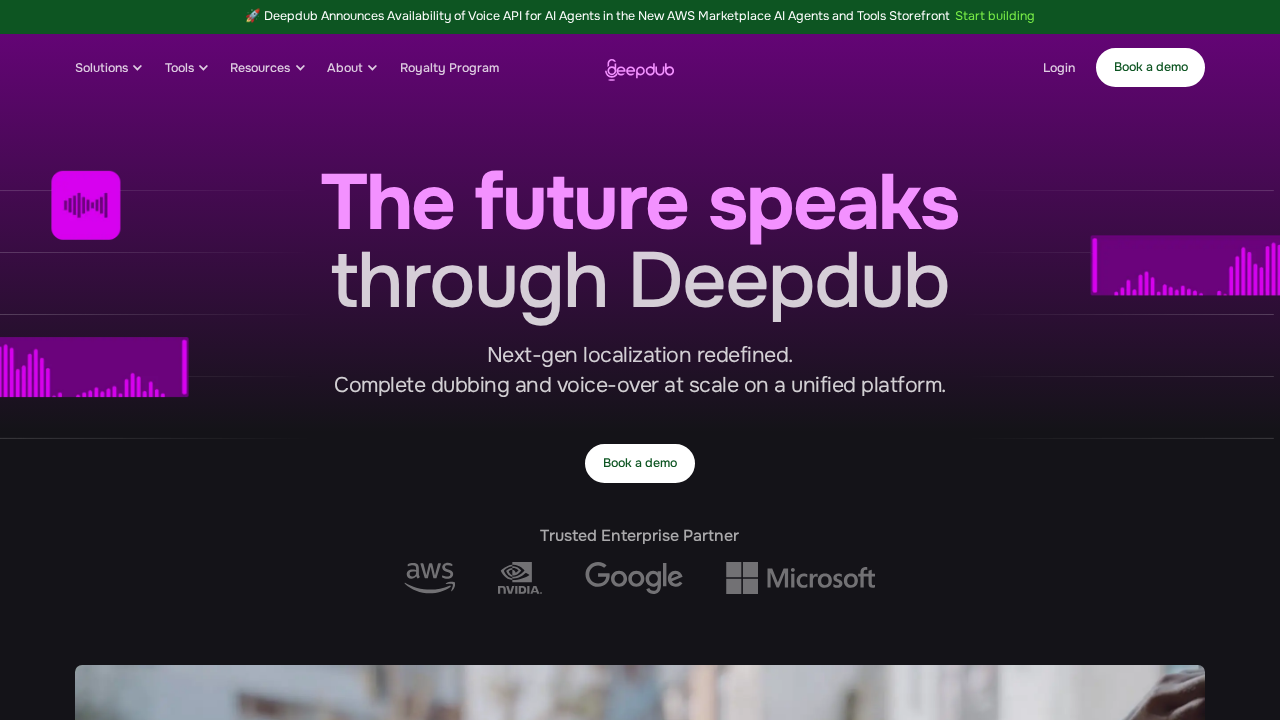 Deepdub.ai screenshot