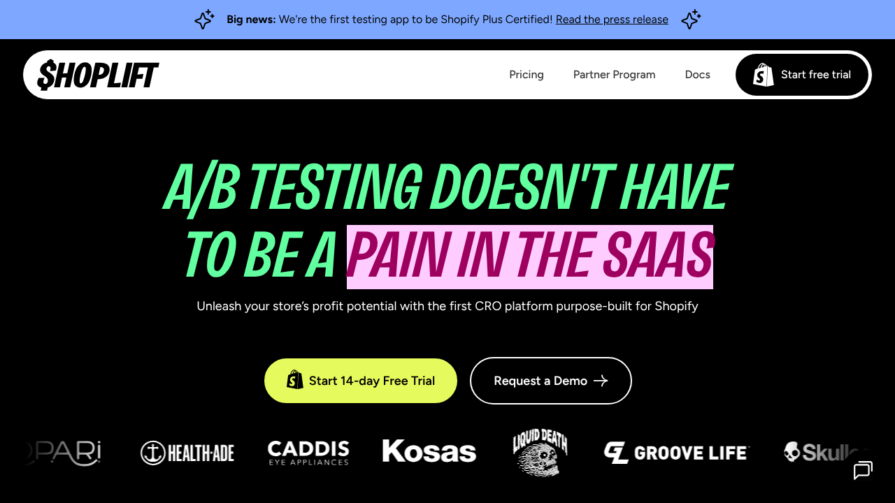 Shoplift.ai screenshot