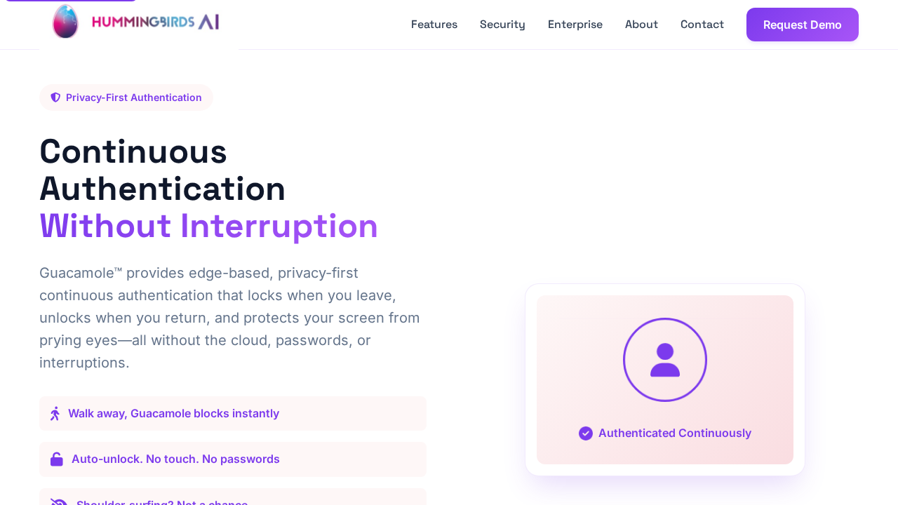 Hummingbirds AI screenshot