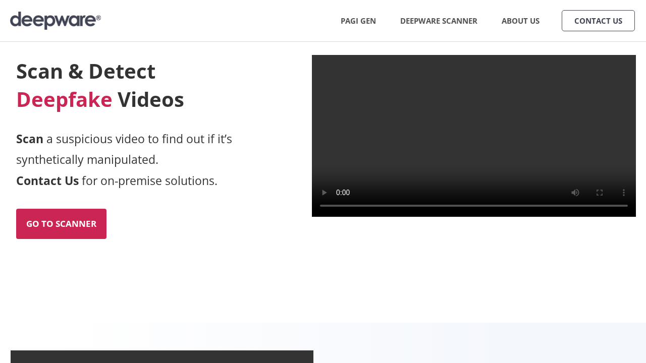 Deepware Scanner screenshot