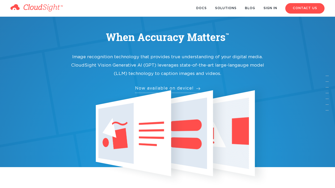 CloudSight.ai screenshot