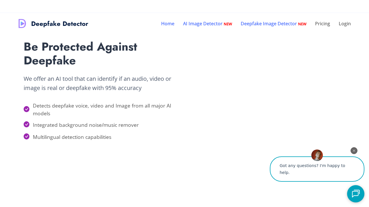 Deepfake Detector screenshot
