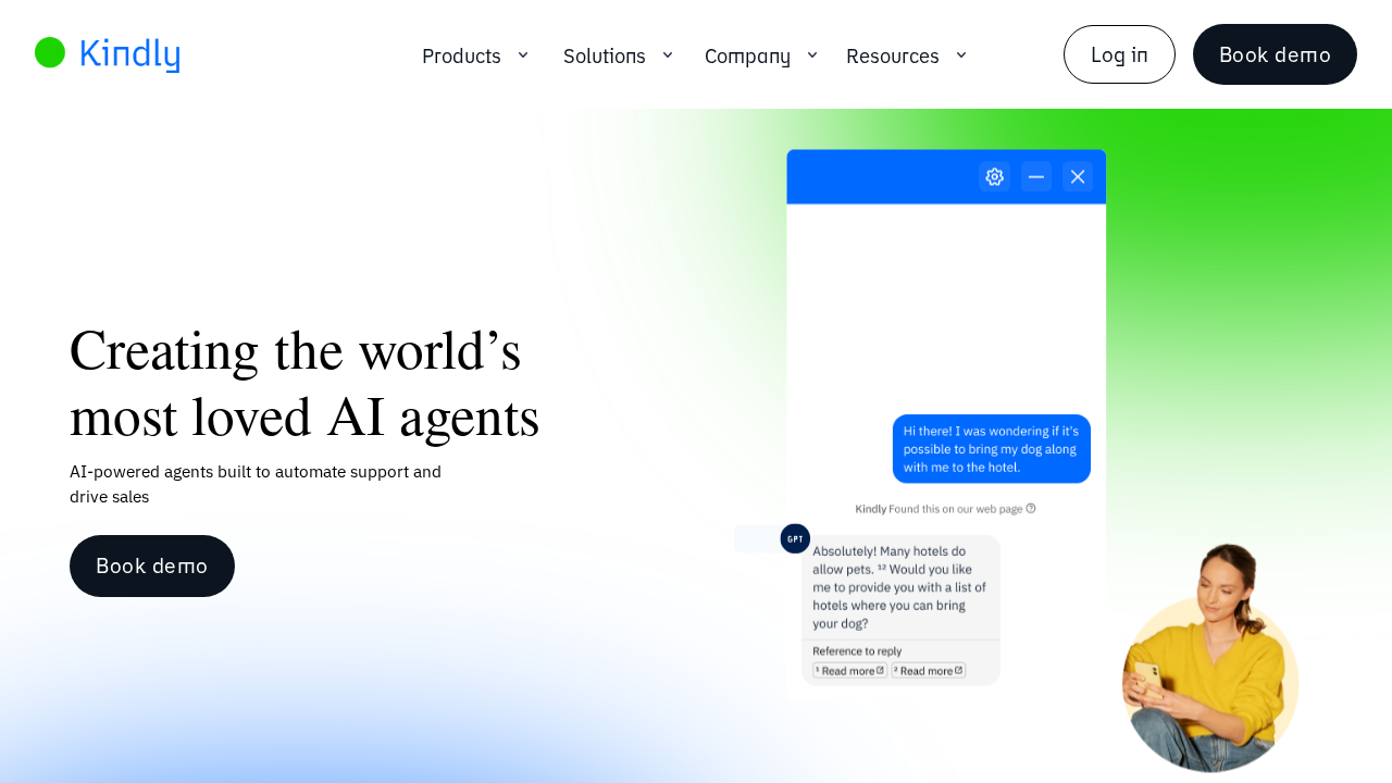 Kindly.ai screenshot