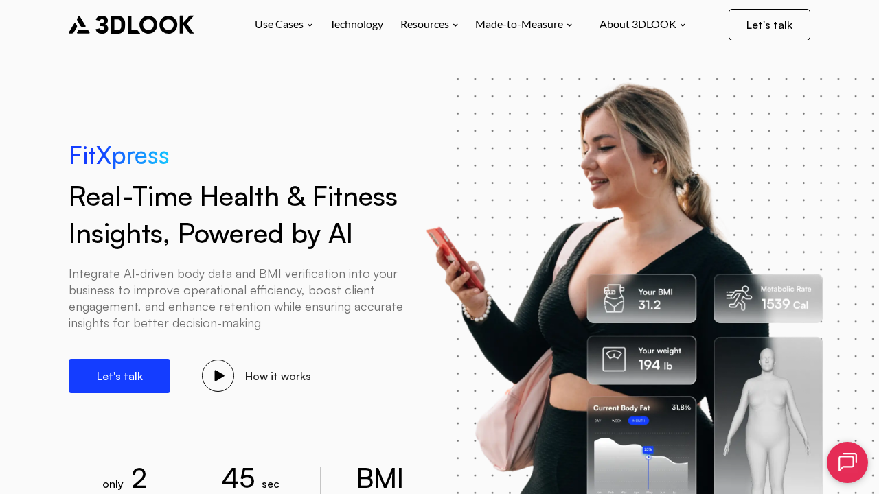 3dlook.ai screenshot
