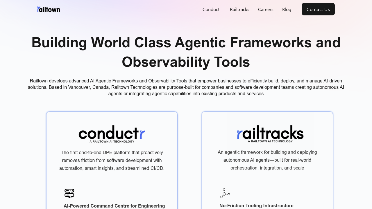 Railtown.ai screenshot