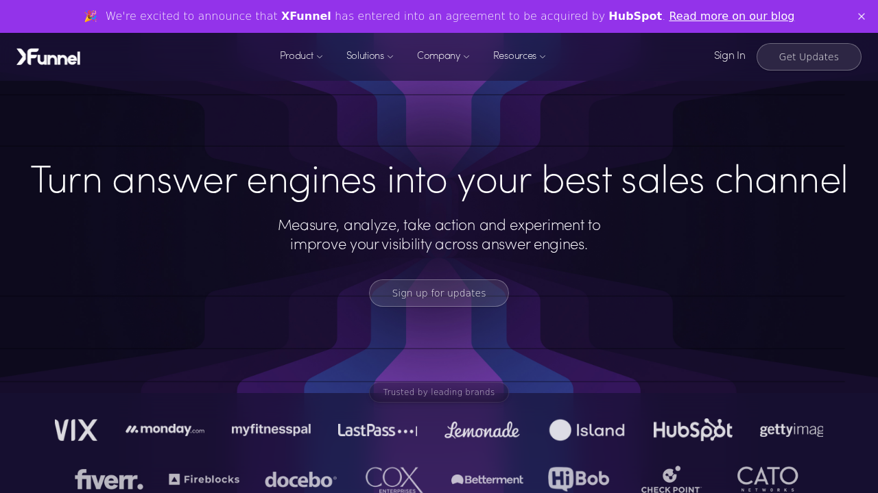 xfunnel.ai screenshot