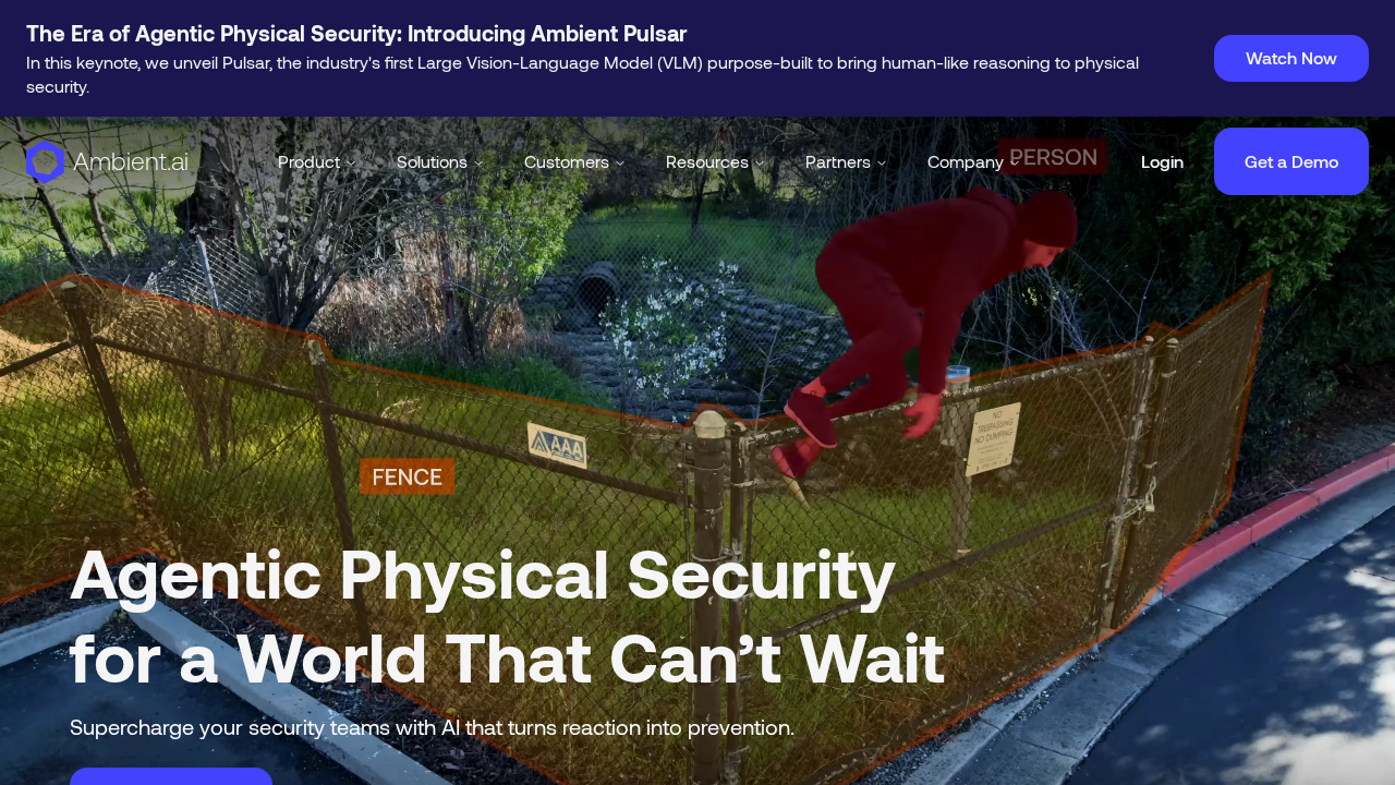 Ambient.ai screenshot