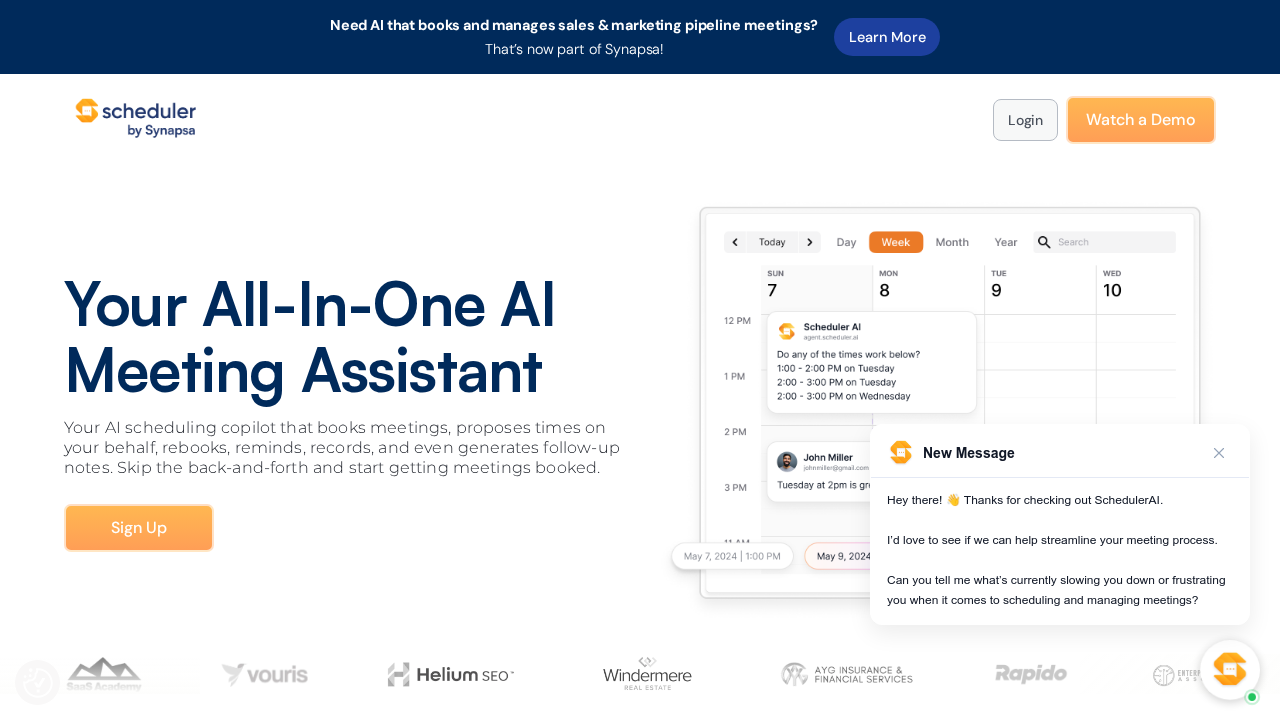 Scheduler.ai screenshot