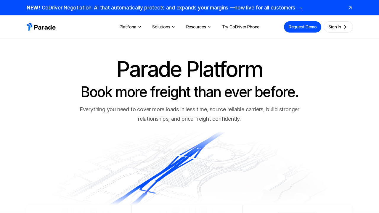 Parade.ai screenshot