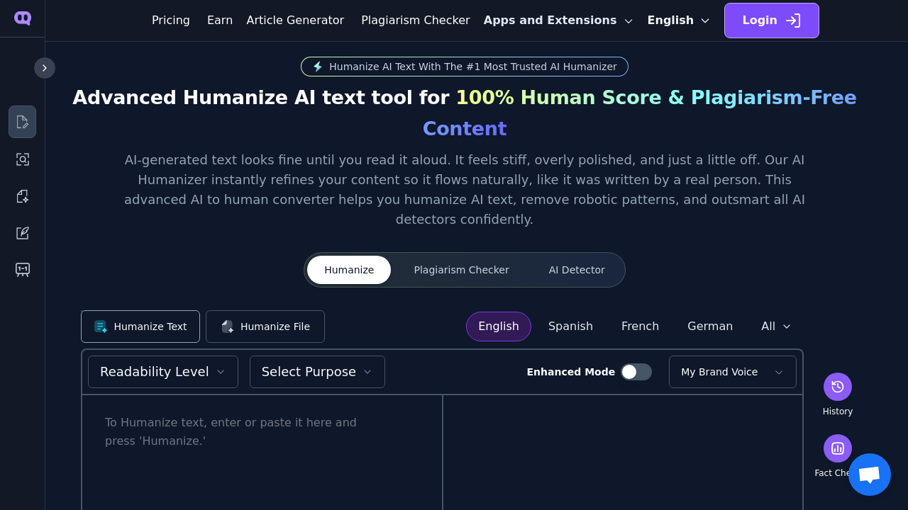 Humanize AI Text screenshot
