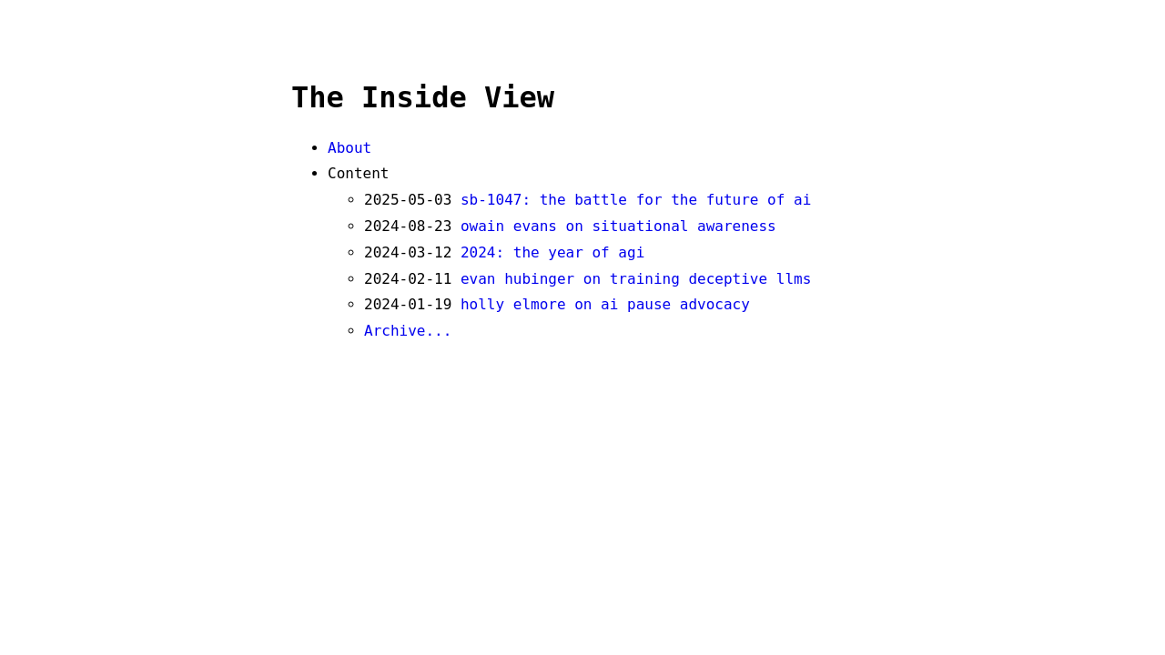 TheInsideView.ai screenshot